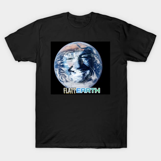 Flatt Earther T-Shirt by Pletorum214